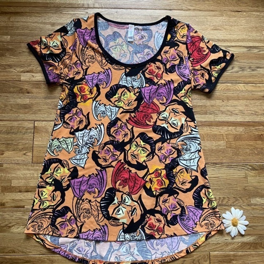 LuLaRoe‎ Halloween Dracula Shirt Size XXS